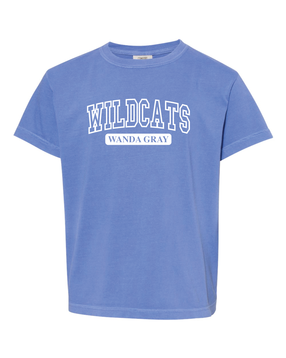 Varsity Logo - YOUTH - Comfort Colors Garment Dyed Cotton Tee - PREORDER