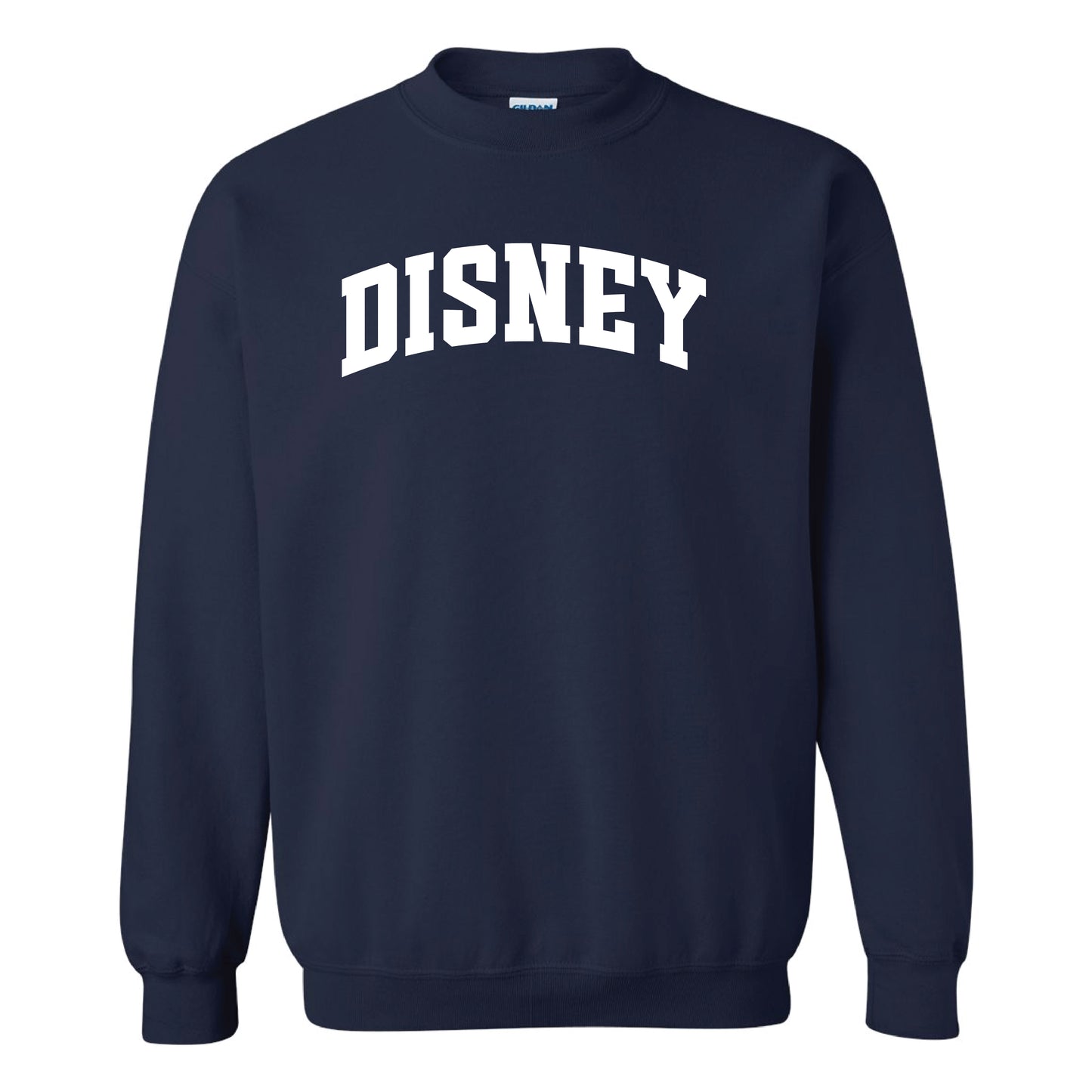 ADULT Disney Collegiate Crewneck Sweatshirt - Sizes up to 5X!