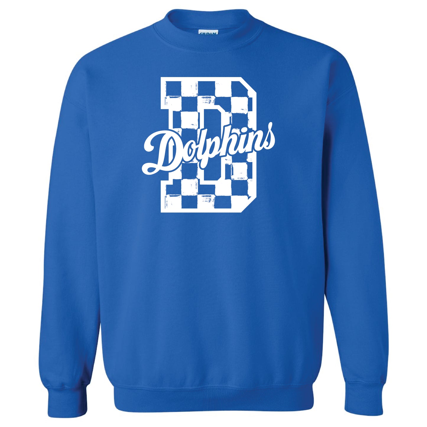 ADULT Disney Checkered Crewneck Sweatshirt - Sizes up to 5X!