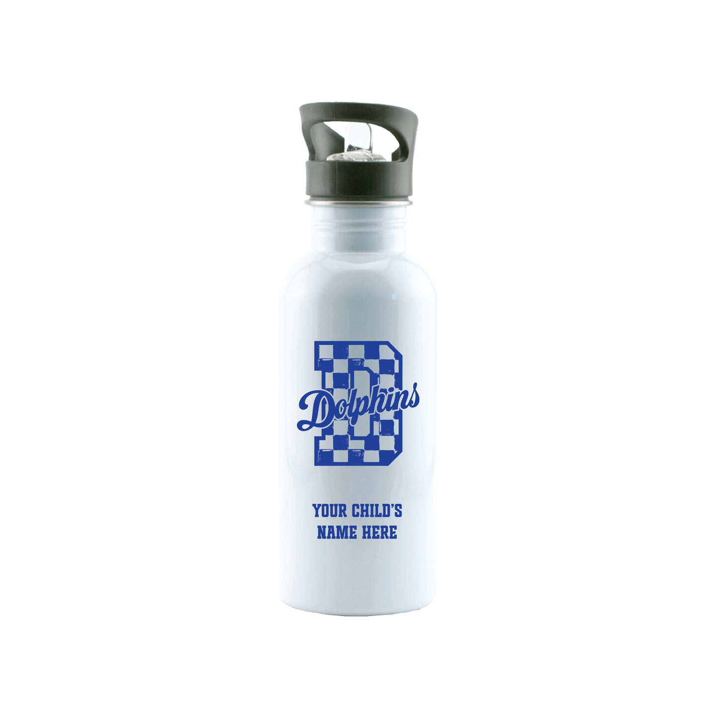 DISNEY Checkered 14oz Water Bottle