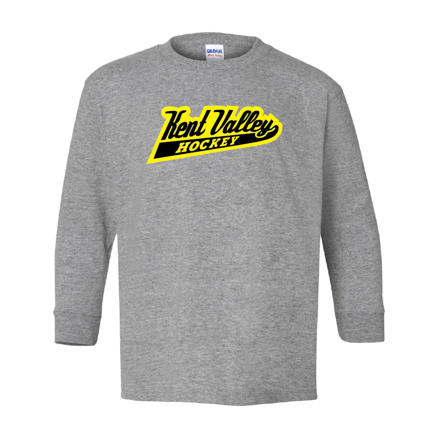 Kent Valley Hockey 8U Long Sleeve | Grey - Youth & Adult
