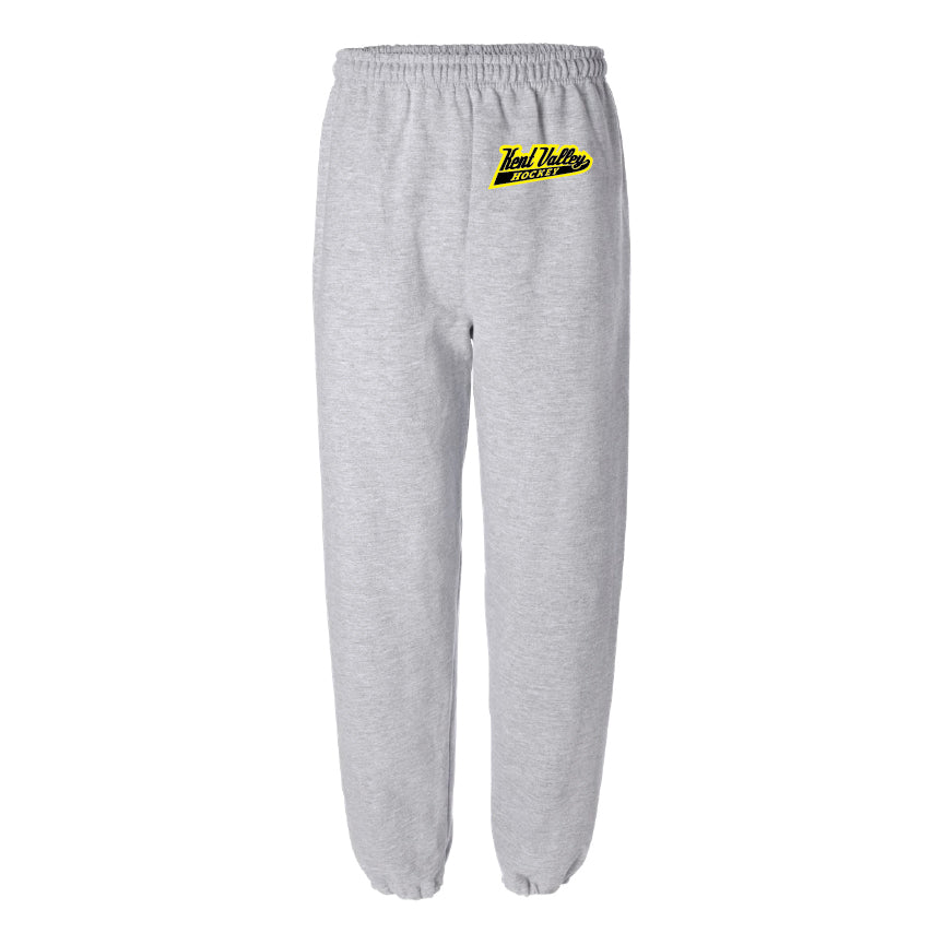 Kent Valley Hockey 8U Sweatpants | Grey - Adult & Youth