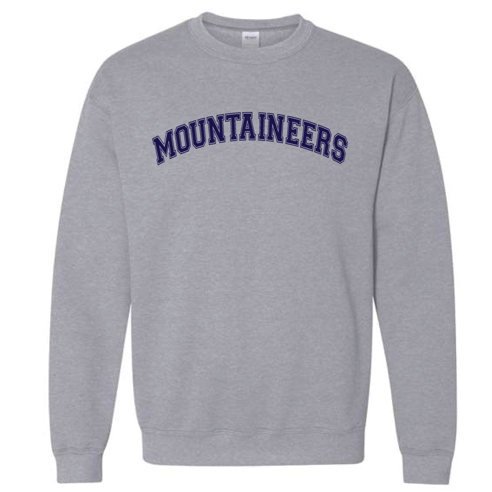 MOUNTAINEERS - Adult Grey Crewneck