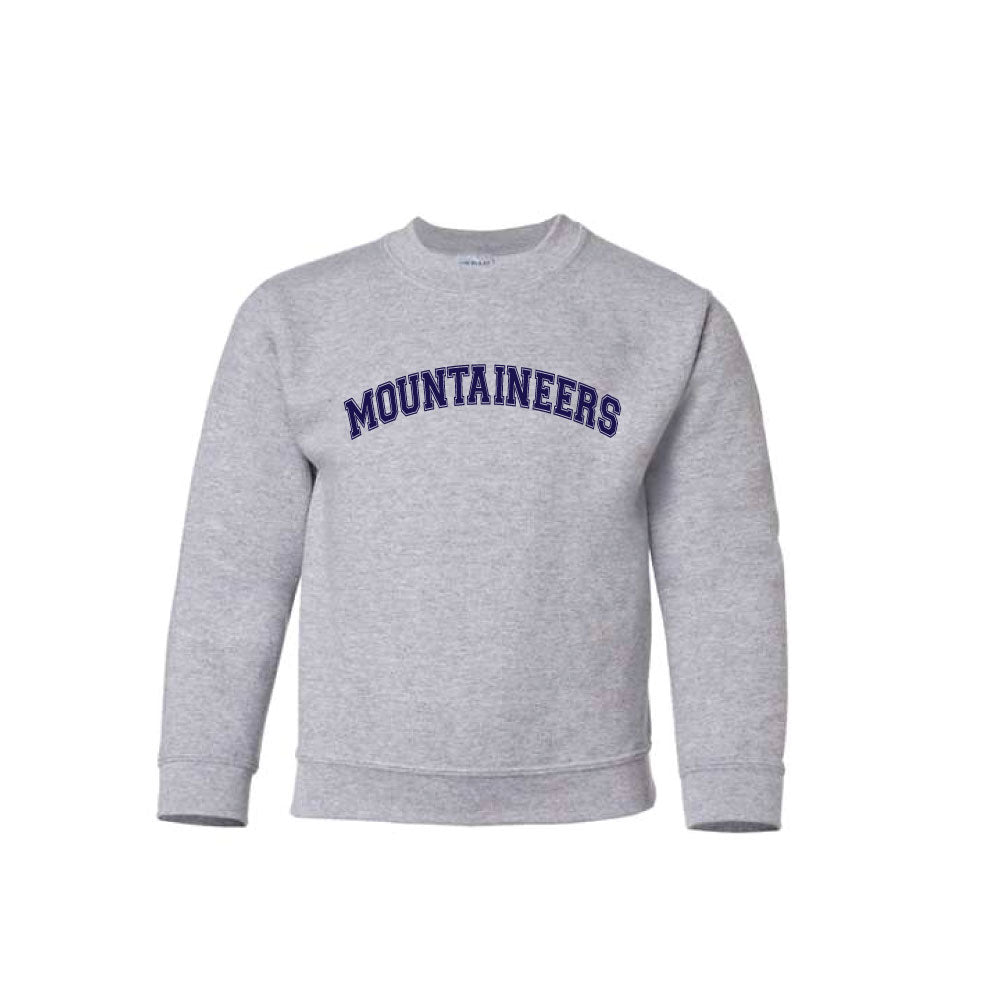 MOUNTAINEERS | Youth Grey Crewneck