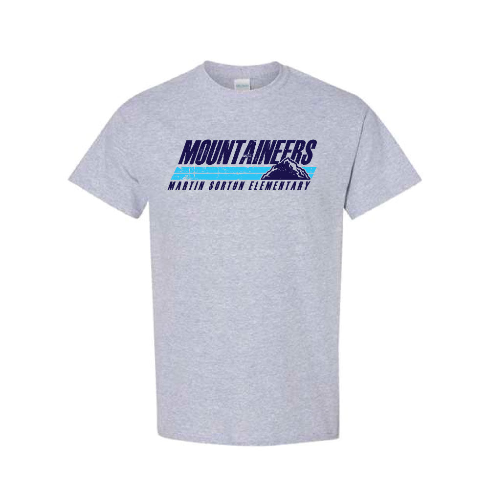 STRIPE | Adult Grey T-Shirt