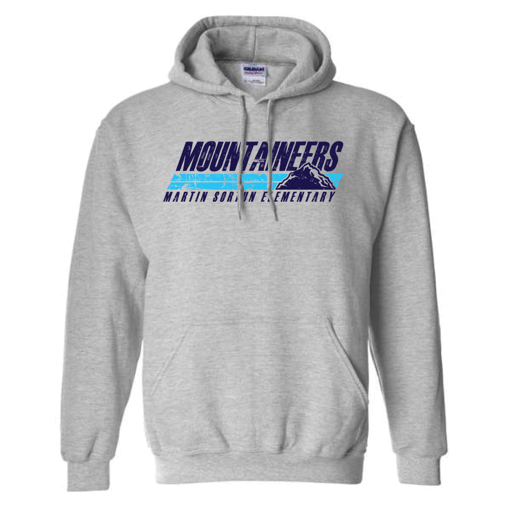 STRIPE | Adult Grey Hoodie