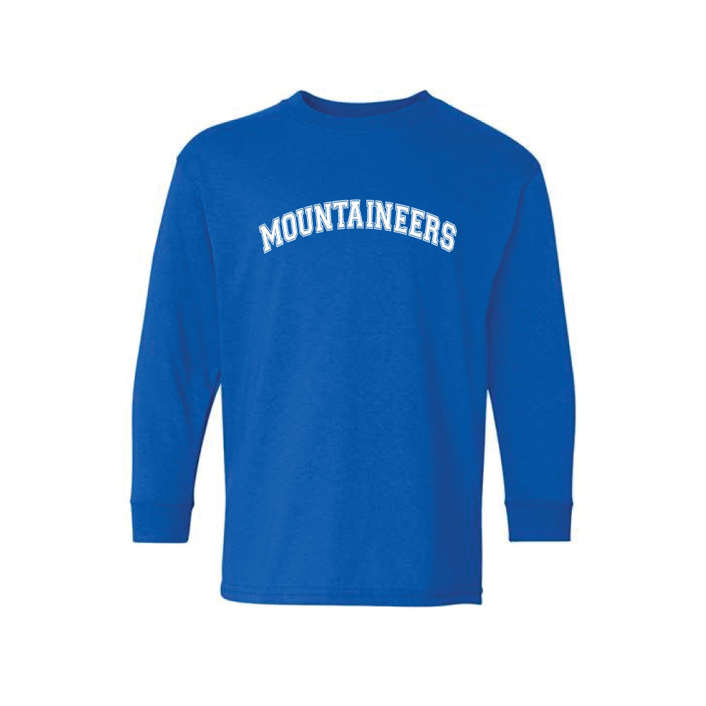 MOUNTAINEERS | Youth Blue Long Sleeve Shirt
