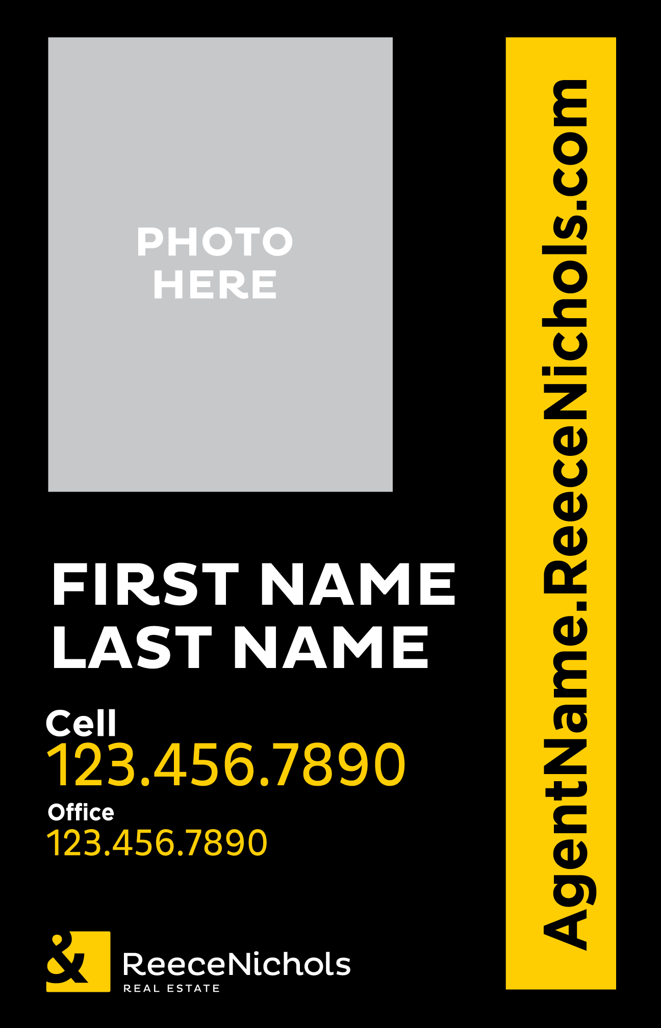 Reece Nichols - 18"X28" Yard Sign INSERT ONLY