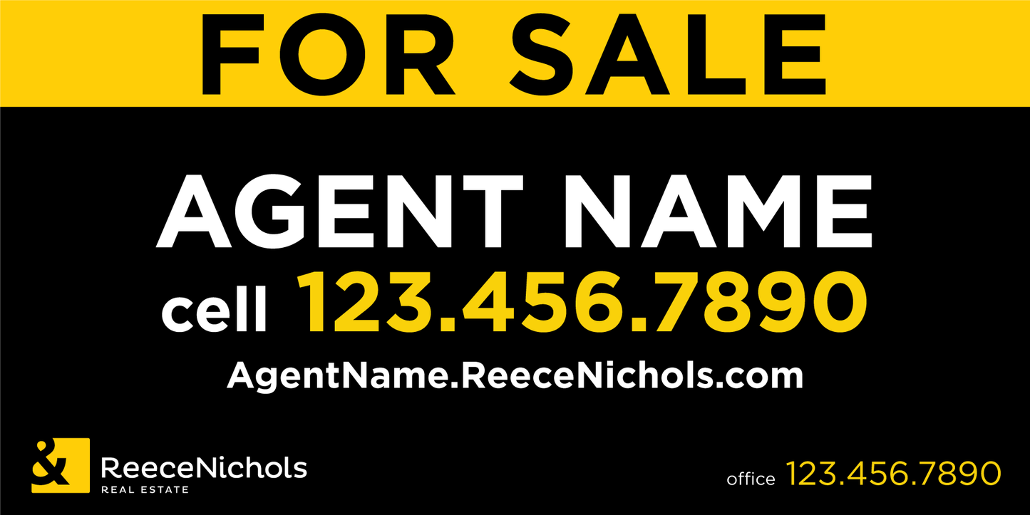 Reece Nichols - 96"X48" Commercial Sign