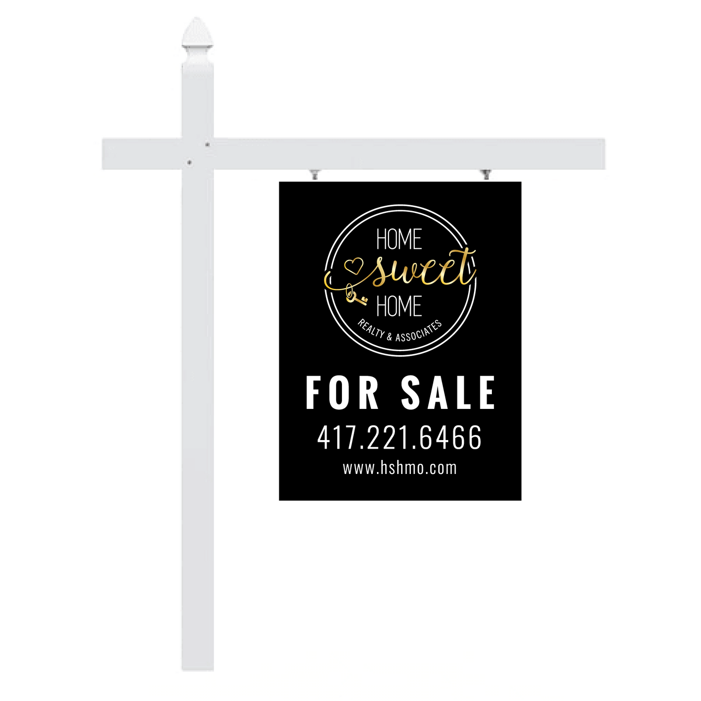 Home Sweet Home - 18"X24" Single Arm Post