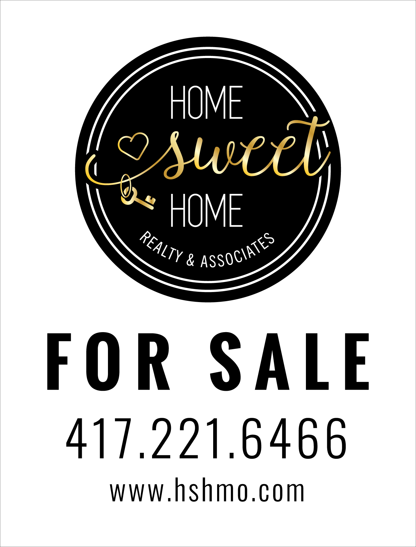 Home Sweet Home - 18"X24" Yard Sign
