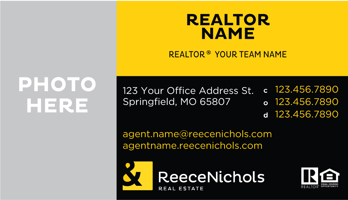 Reece Nichols - Business Cards
