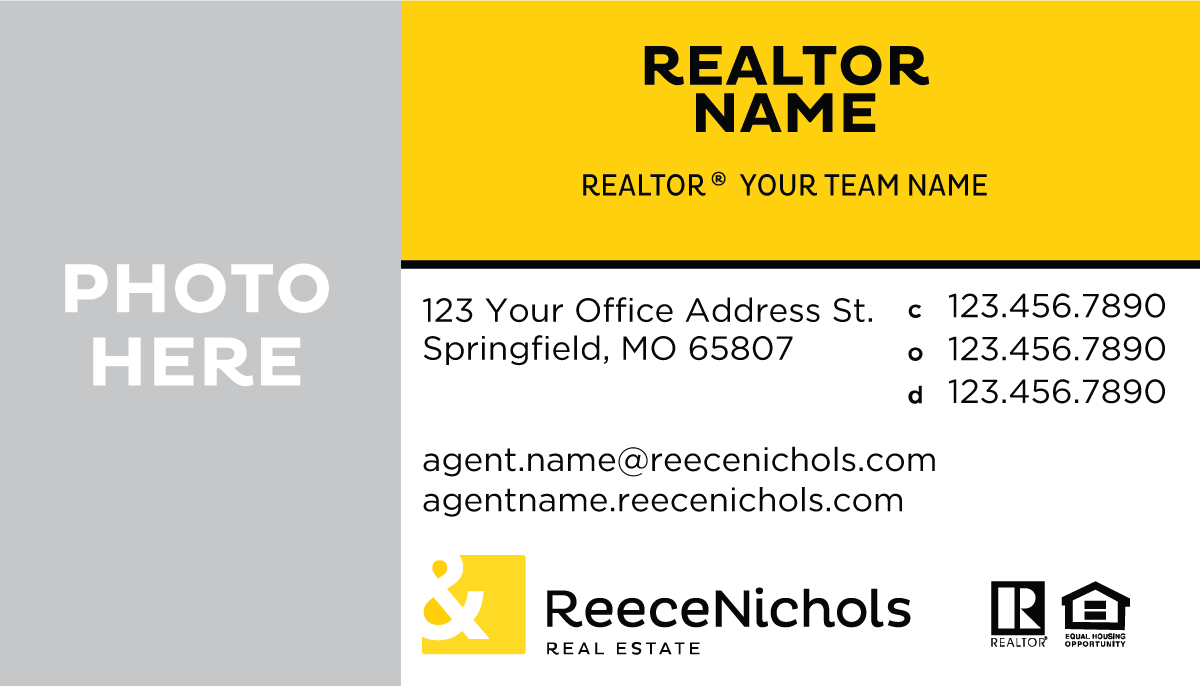 Reece Nichols - Business Cards