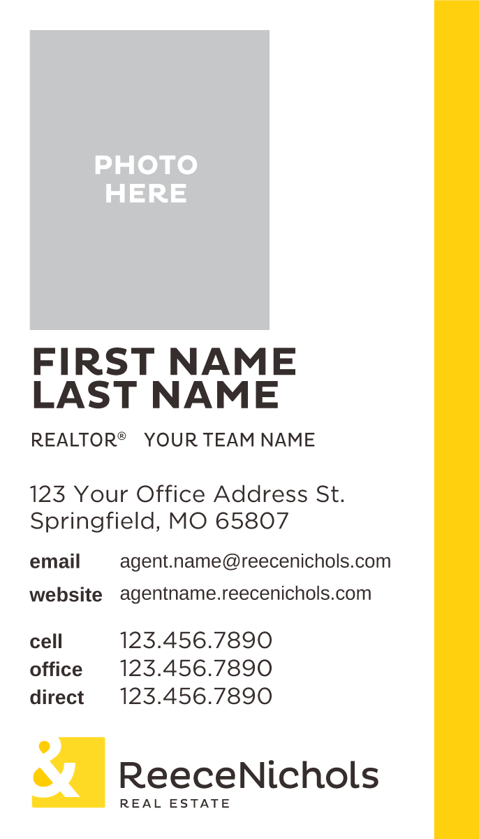 Reece Nichols - Business Cards