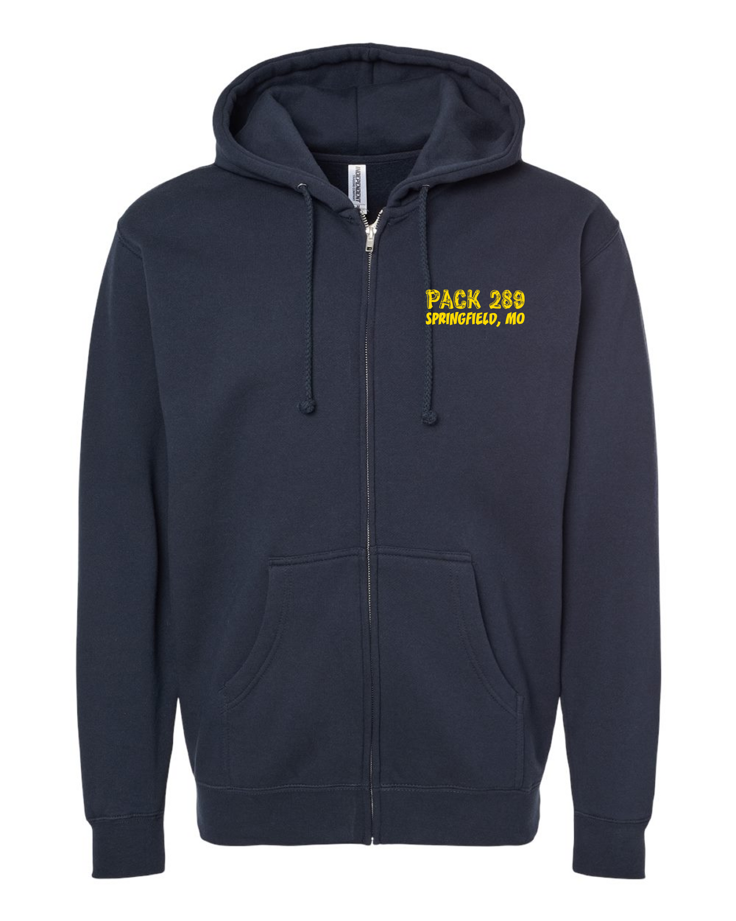 PACK 289 - ADULT - ZIP UP SWEATSHIRT - 2026