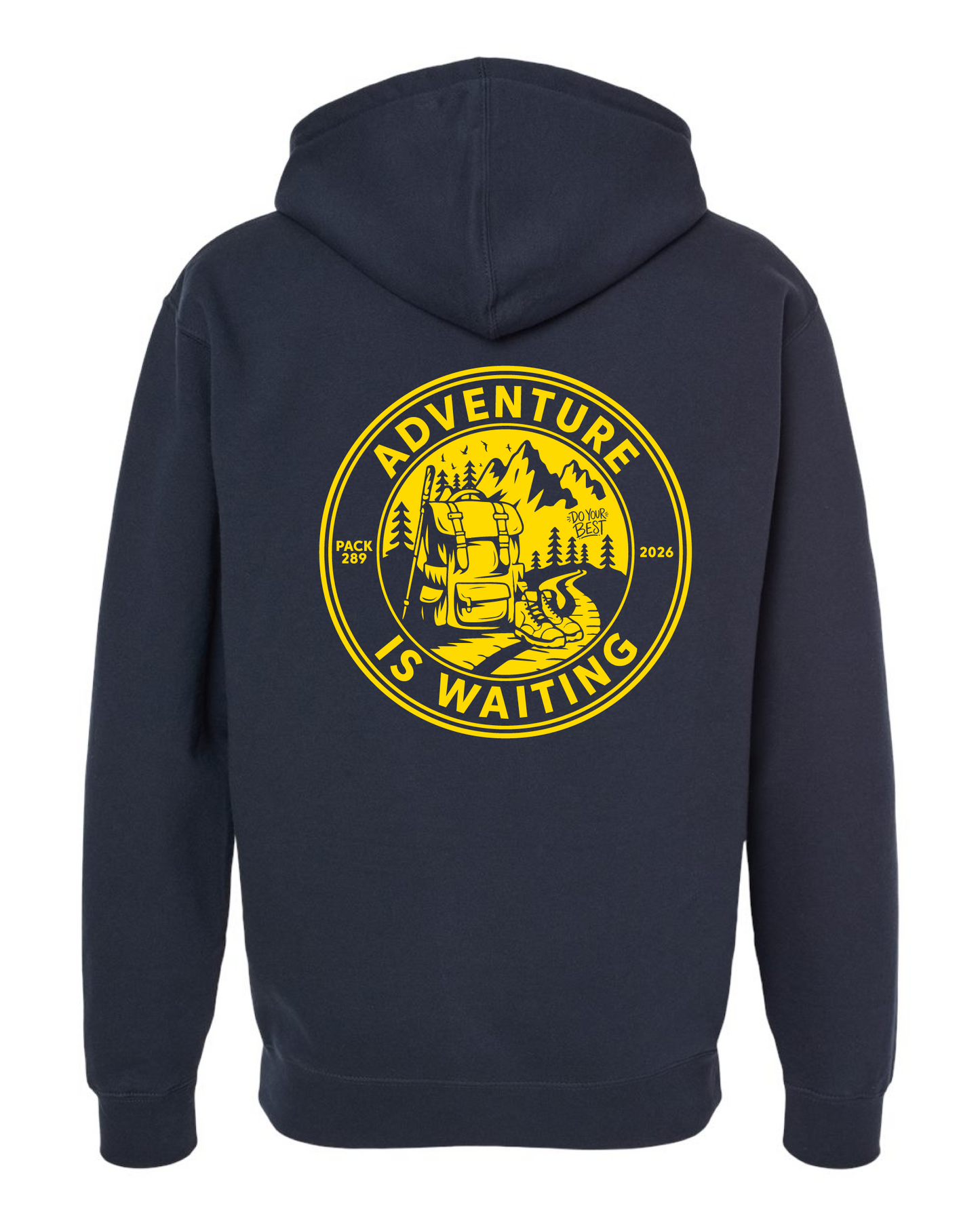 PACK 289 - ADULT - ZIP UP SWEATSHIRT - 2026