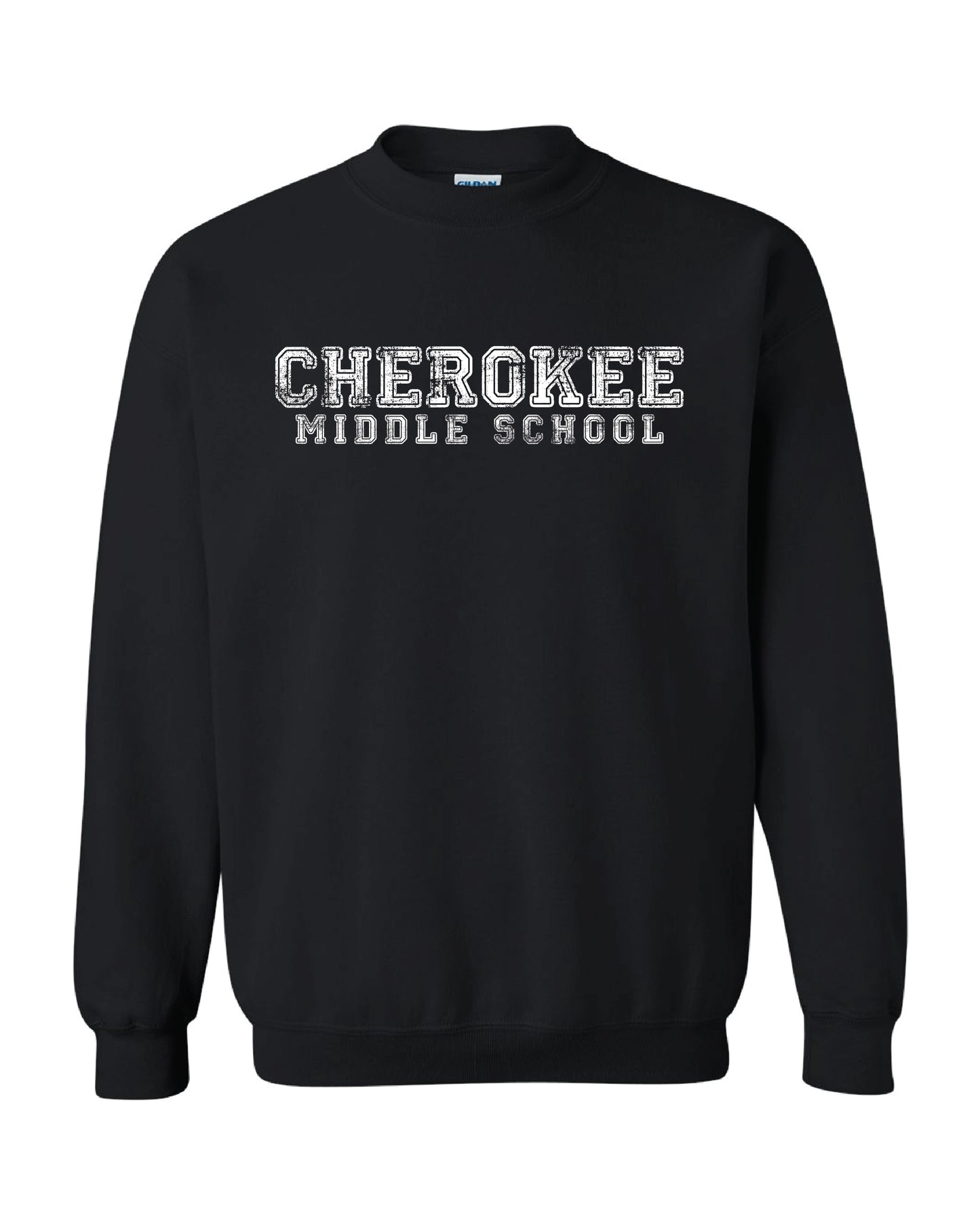 CHEROKEE Distressed Crewneck Sweatshirt - Sizes up to 5X!