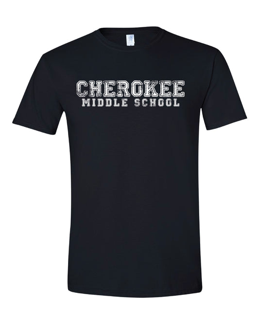 CHEROKEE Distressed Tee - Sizes up to 4X!