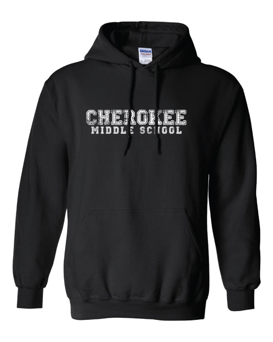 CHEROKEE Distressed Hoodie - Sizes up to 5X!