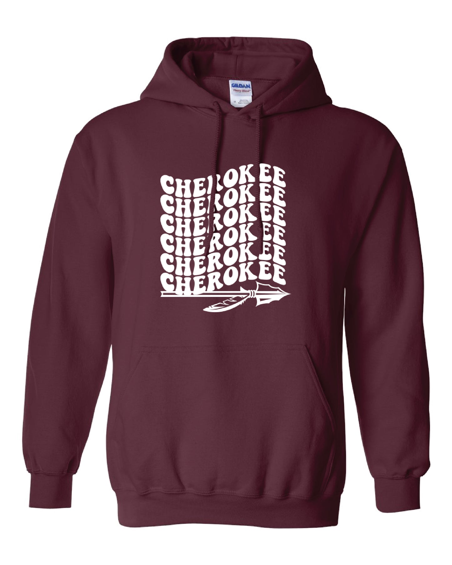 CHEROKEE Wavy Hoodie - Sizes up to 5X!