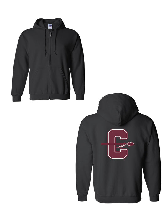 CHEROKEE C Arrow Zip-Up Hoodie - Sizes up to 2X!