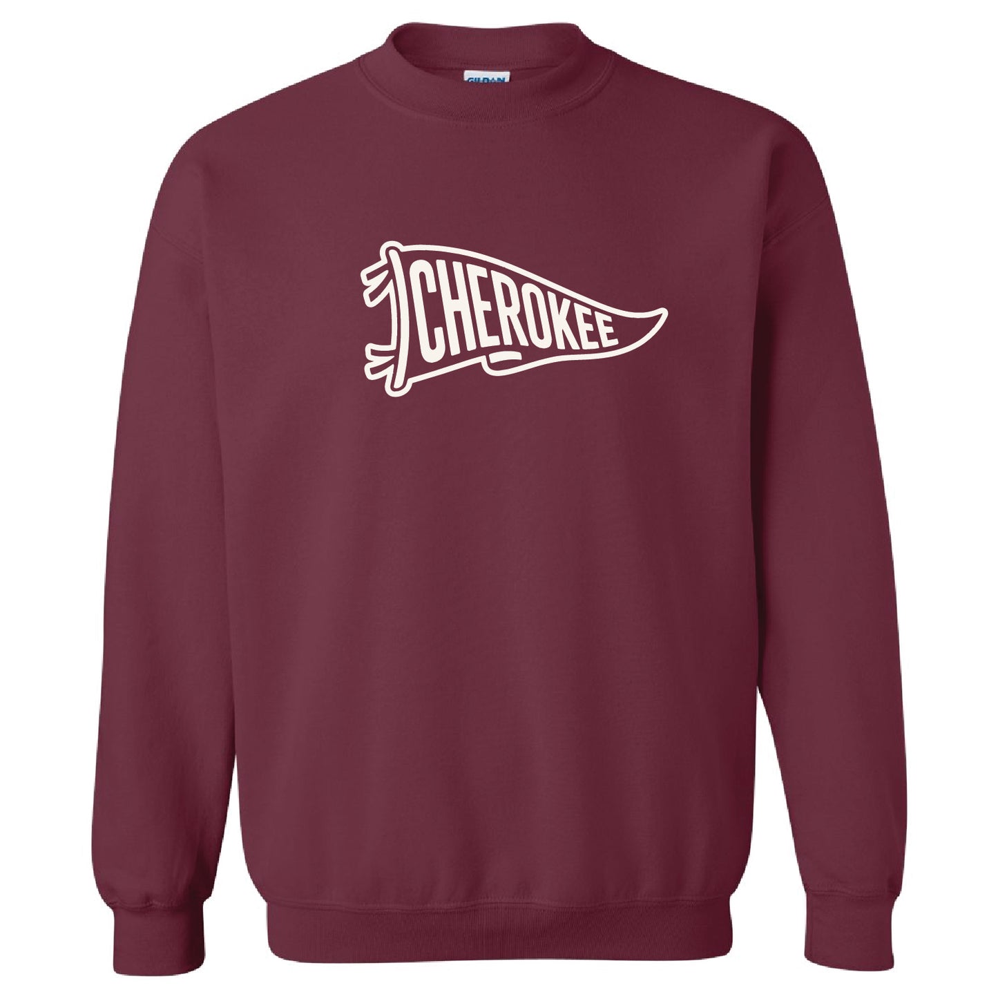 CHEROKEE Pennant Crewneck Sweatshirt - Sizes up to 5X!