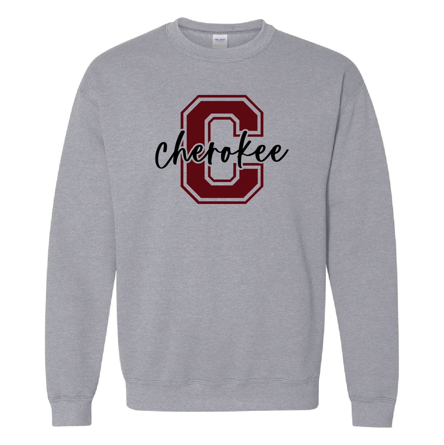 CHEROKEE C Crewneck Sweatshirt - Sizes up to 5X!