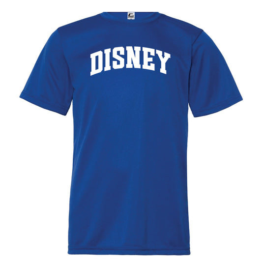 ADULT Disney Collegiate Performance Tee - Sizes up to 4X!