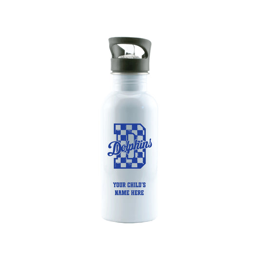 DISNEY Checkered 14oz Water Bottle