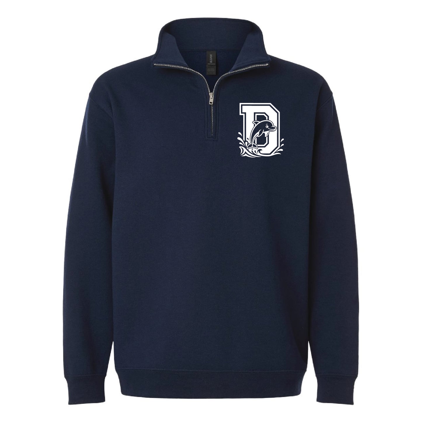 ADULT Disney D is for Dolphin Quarter-Zip Sweatshirt - Sizes up to 3X!