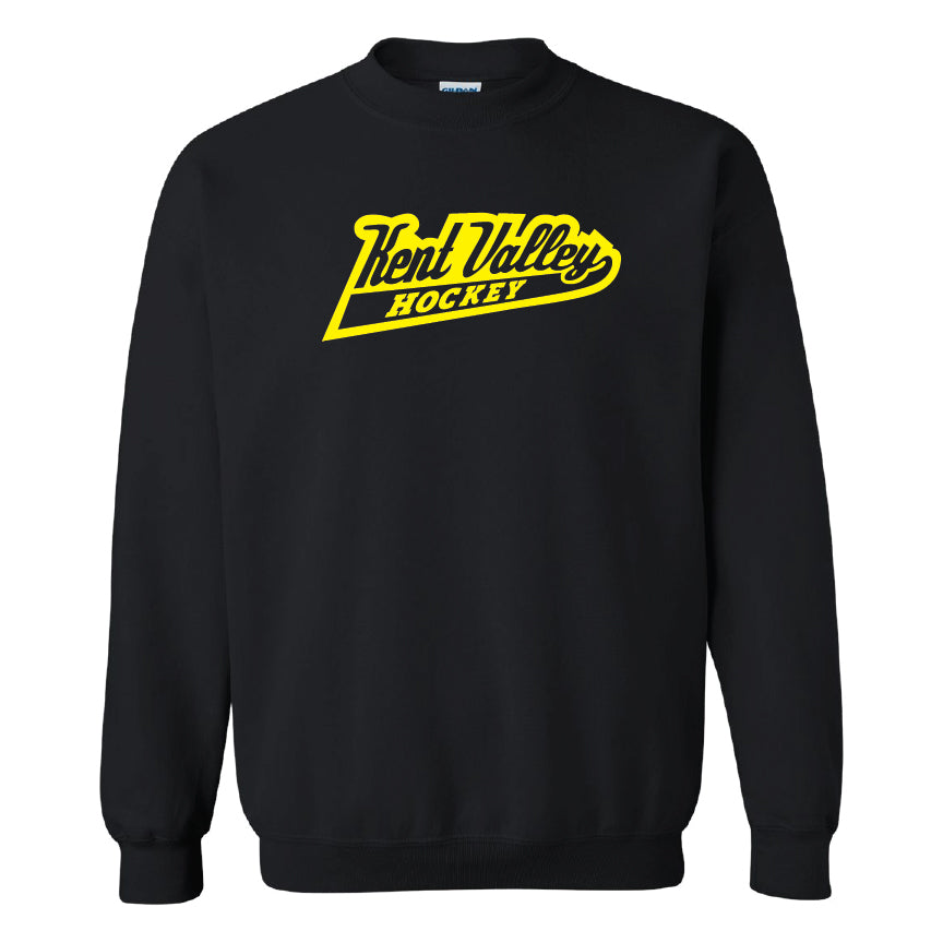 Kent Valley Hockey 8U Crewneck Sweatshirt | Black - Youth & Adult