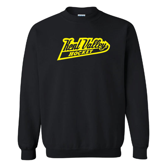 Kent Valley Hockey 8U Crewneck Sweatshirt | Black - Youth & Adult