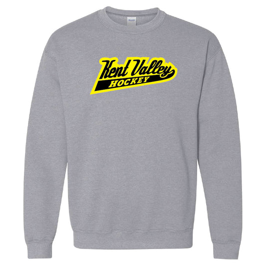 Kent Valley Hockey 8U Crewneck Sweatshirt | Grey - Youth & Adult