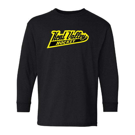 Kent Valley Hockey 8U Long Sleeve | Black - Youth & Adult