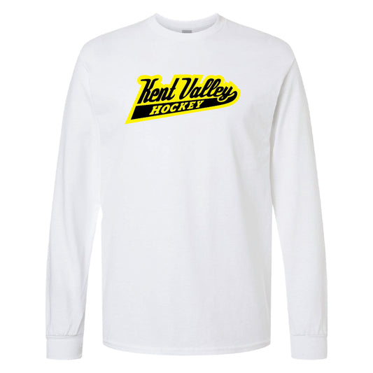 Kent Valley Hockey 8U Long Sleeve | White - Youth & Adult