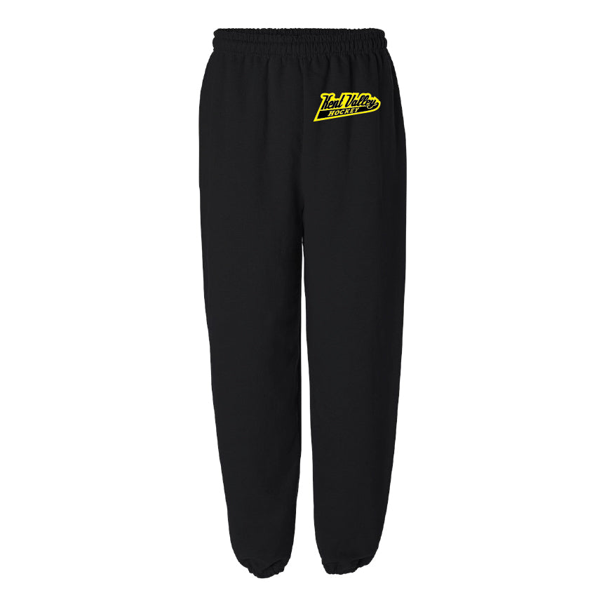 Kent Valley Hockey 8U Sweatpants | Black - Adult & Youth
