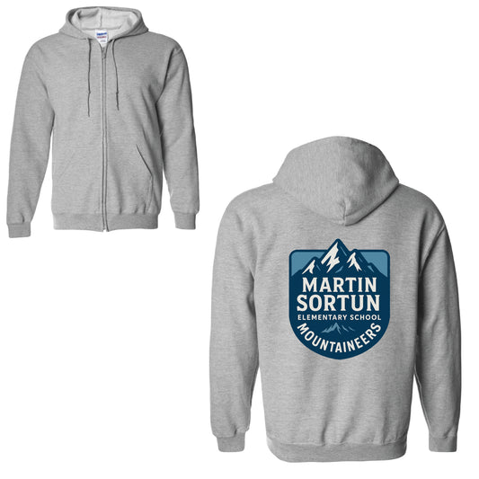 Martin Sortun Badge Zip-Up Hoodie - Youth & Adult