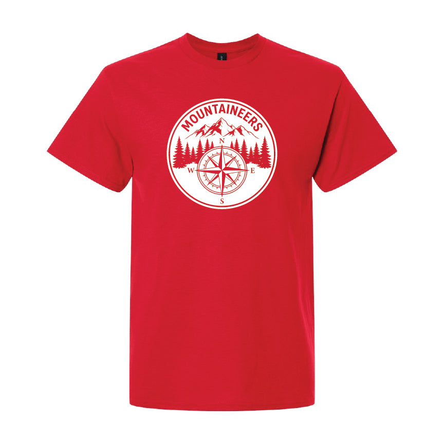 Martin Sortun Compass Tee - Red - KINDERGARTEN - Adult & Youth Sizes