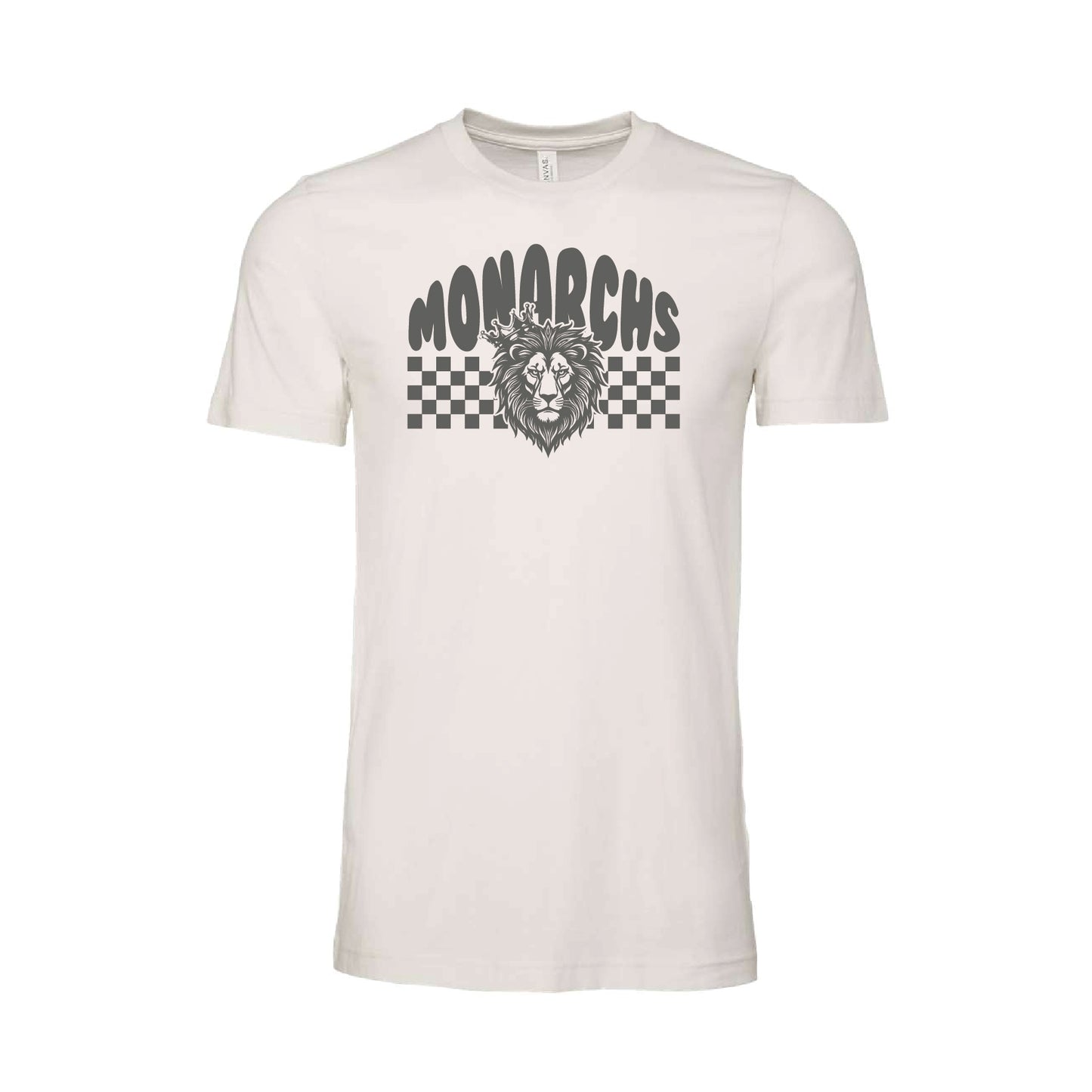 MERIDIAN Checkered Lion T-Shirt [Adult Sizes up to 4x]