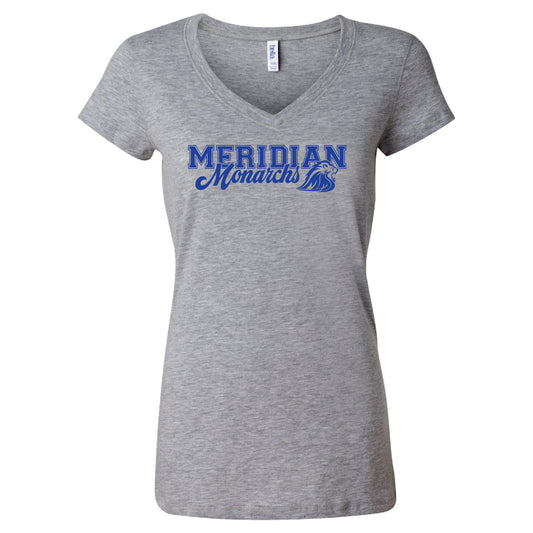 MERIDIAN Classic Women's V-Neck T-Shirt [Adult Sizes up to 4x]