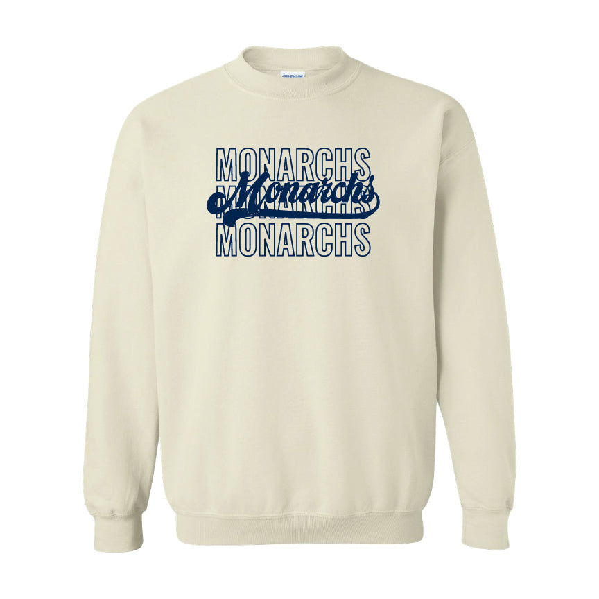 MERIDIAN Stacked Crewneck [Adult Sizes up to 5x]