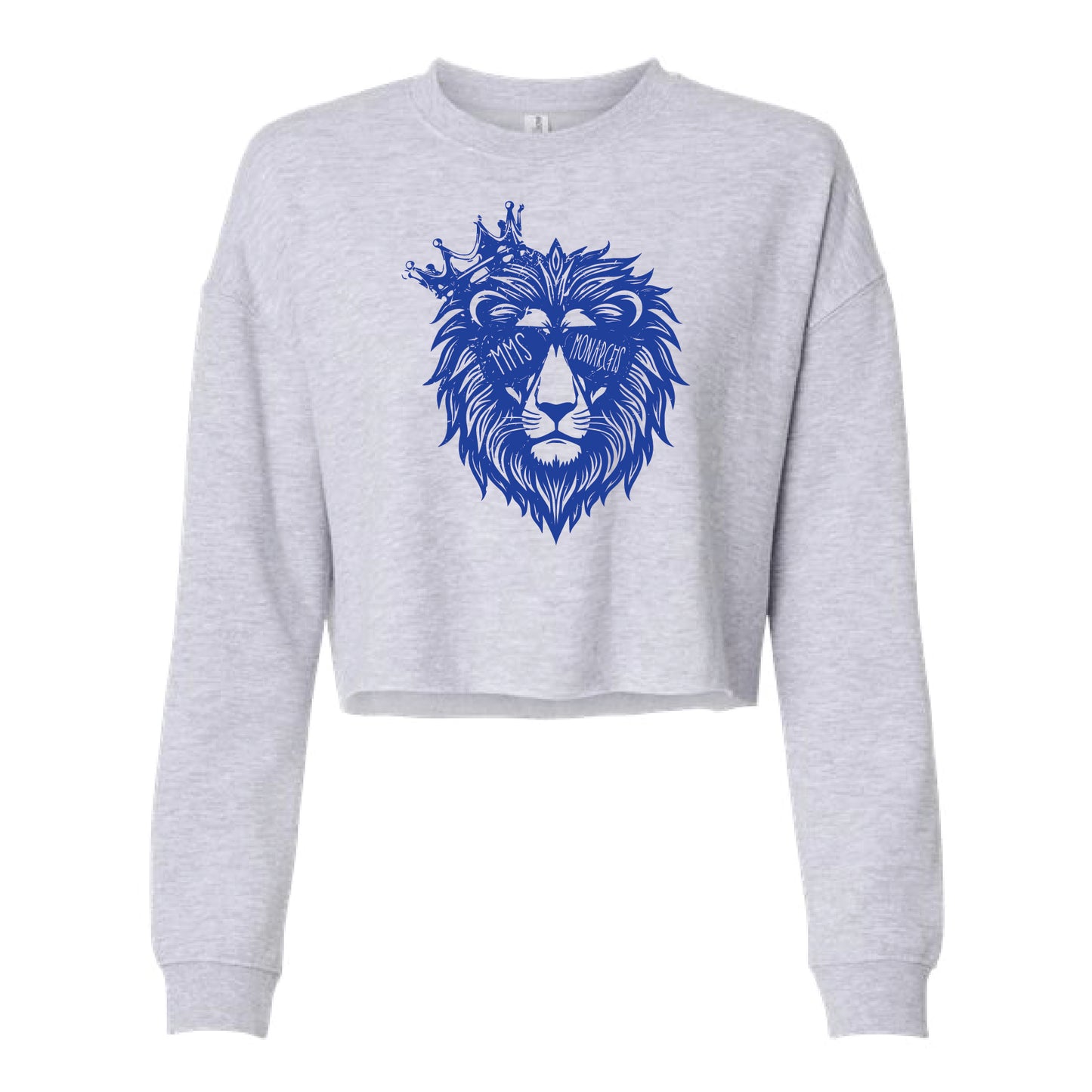 MERIDIAN Lion Cropped Crewneck [Adult Sizes up to 2x]