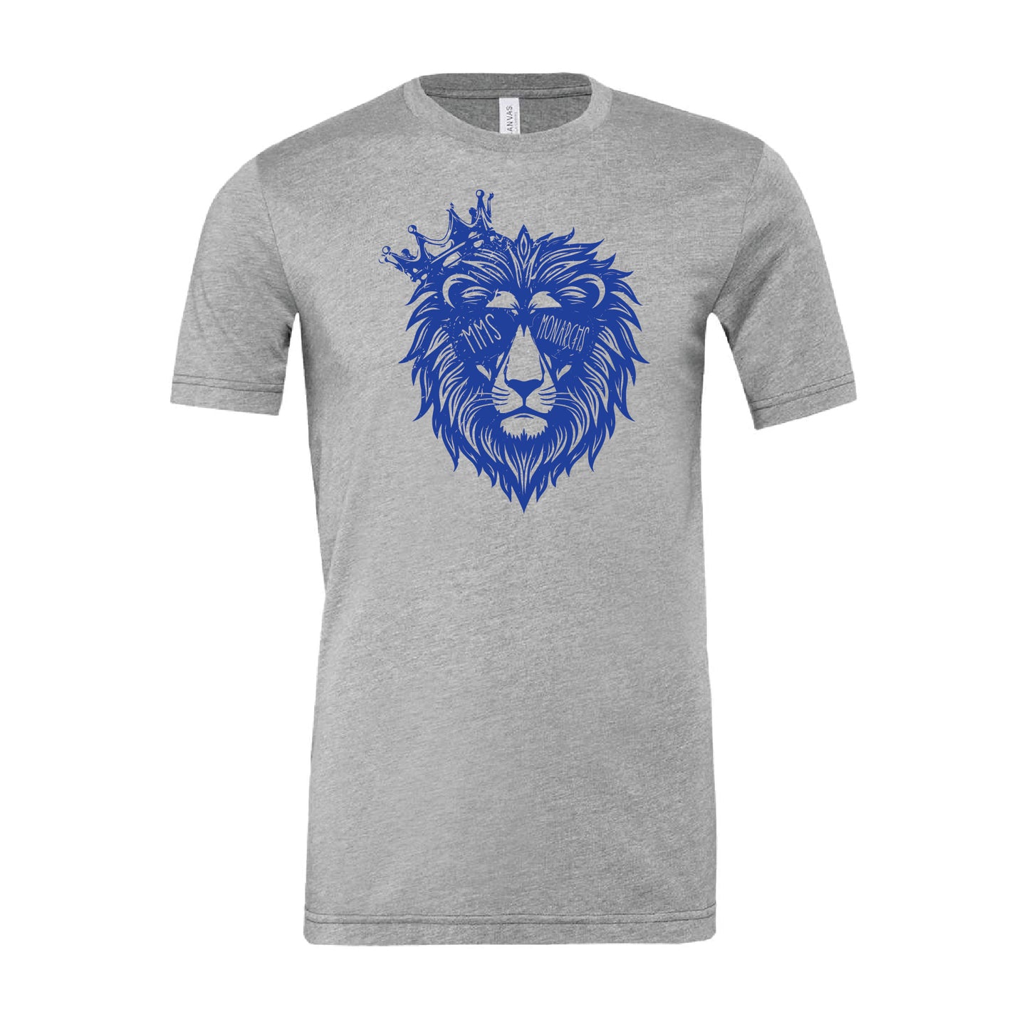 MERIDIAN Lion T-Shirt [Adult Sizes up to 4x]  - Grey