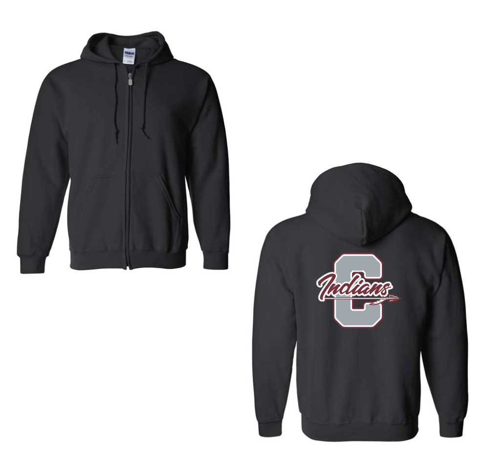 CHEROKEE Arrow Zip-Up Hoodie - Sizes up to 2X!
