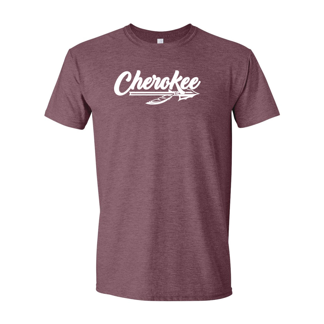 CHEROKEE Arrow Heather Maroon T-Shirt | PRE-ORDER