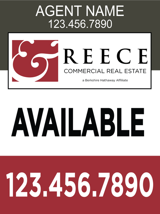 Reece Commercial - 18"X24" Yard Sign