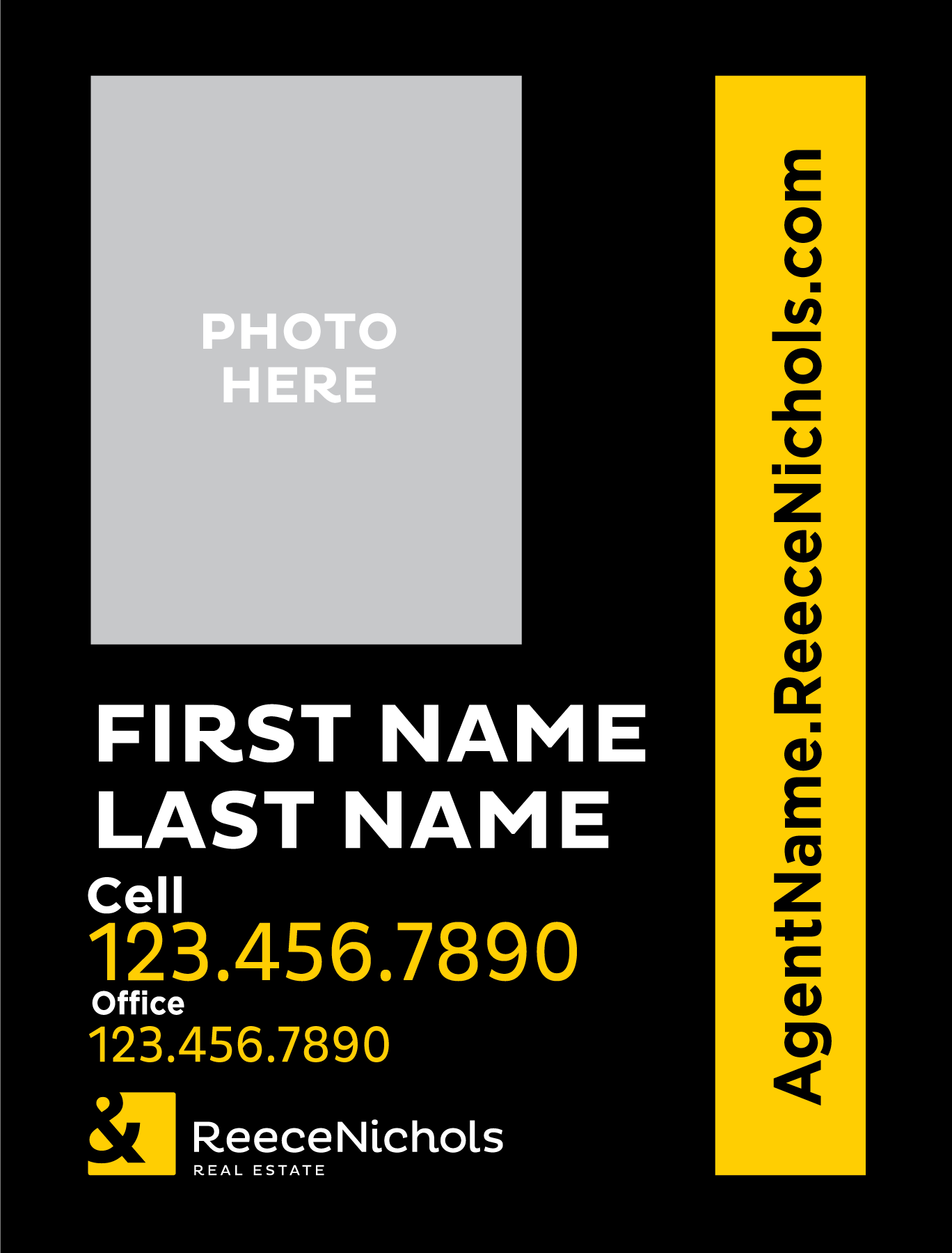 Reece Nichols 18"X24" Yard Sign Ozark Print Co