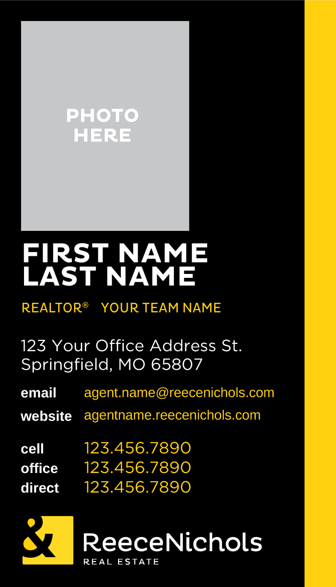 Reece Nichols - Business Cards