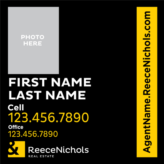 Reece Nichols - 12"X12" - Flag Sign