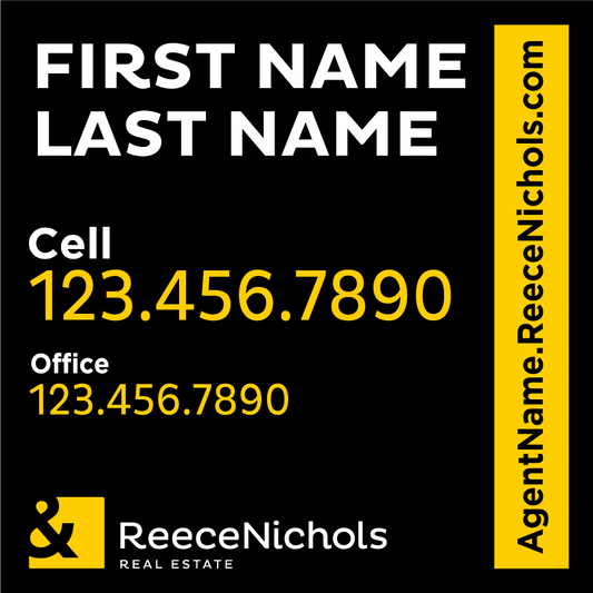 Reece Nichols - 12"X12" - Flag Sign